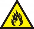 Výstraha - požárně nebezpečné látky