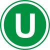 zelené "U"